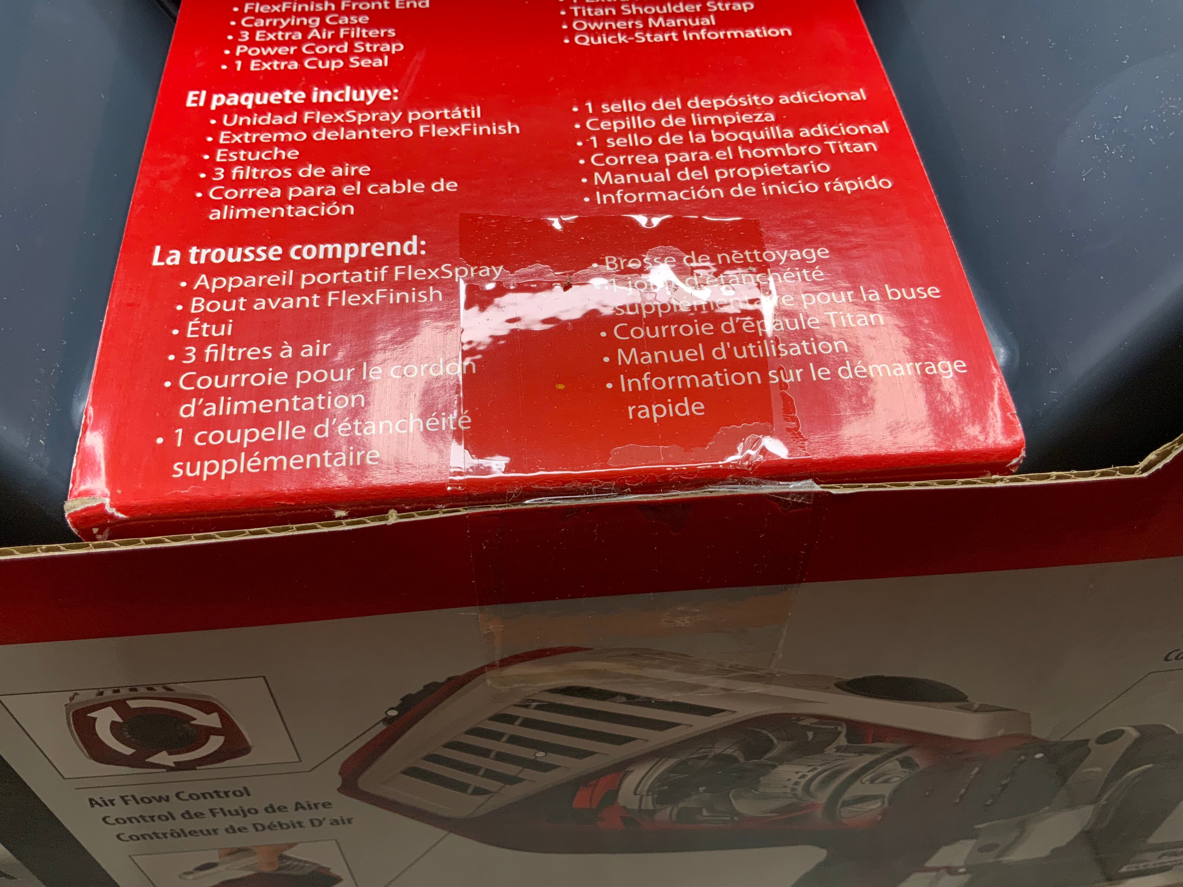 Titan Tool 0524093 FlexSpray Paint Sprayer **Box has damage** (8135670169838)